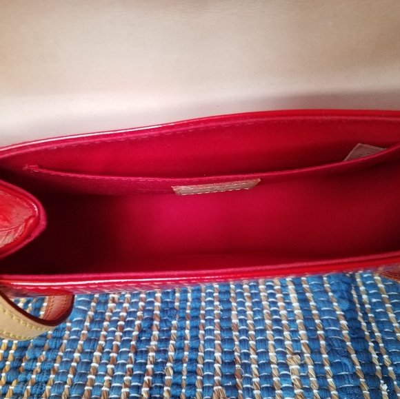 SOLD@!Auth. Louis Vuitton Biscayne Red Vern PM Han - Picture 12 of 12